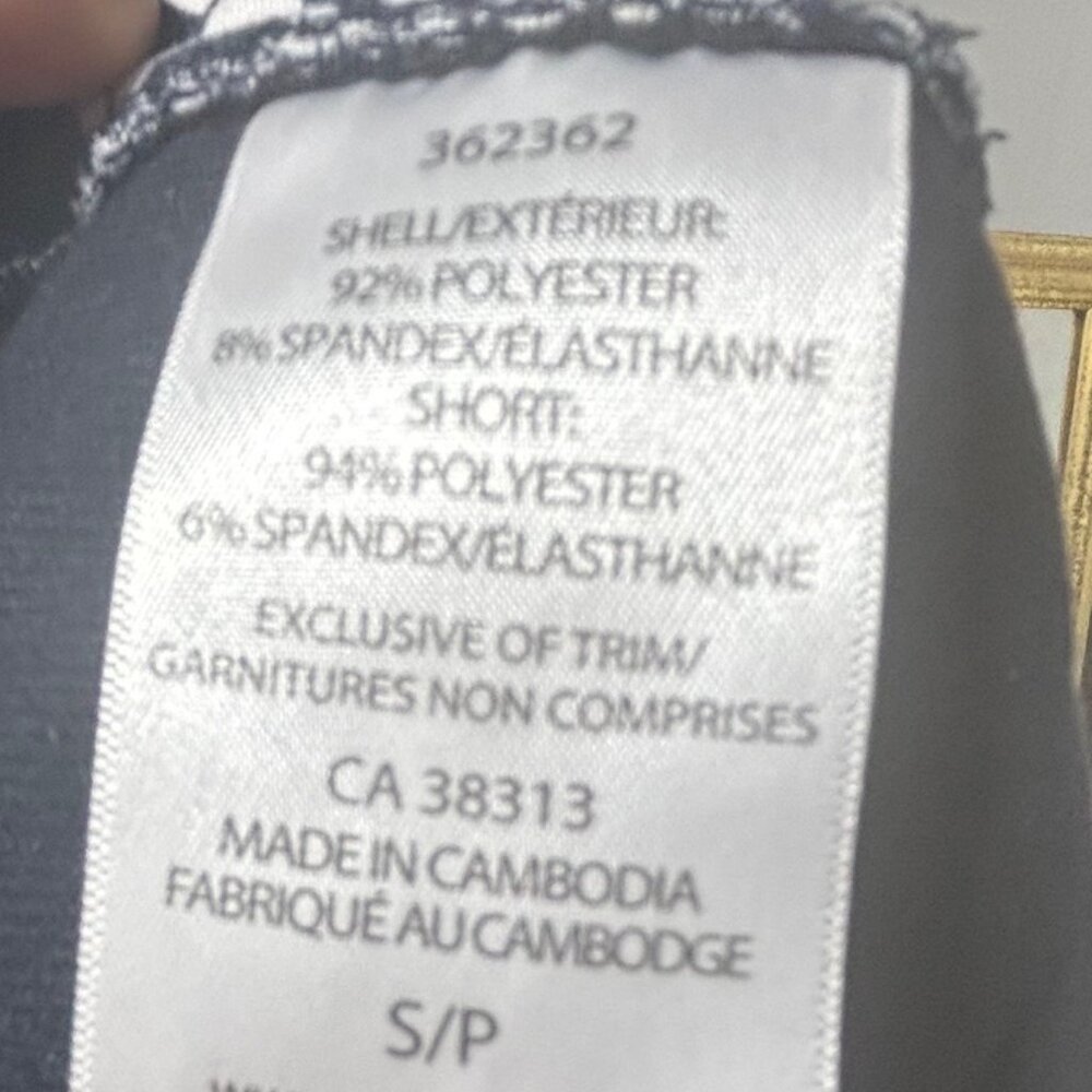 Classic Dark Navy w/White Patterned Lightweight Skort - Picture 7 of 9
